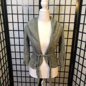 Armani Exchange tie front/wrap sweater GUC